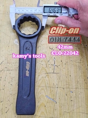 Cờ lê vòng đóng 42mm DIN7444 Clip-On CLO-22042