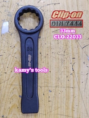 Cờ lê vòng đóng 33mm DIN7444 Clip-On CLO-22033