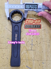 Cờ lê vòng đóng 33mm DIN7444 Clip-On CLO-22033