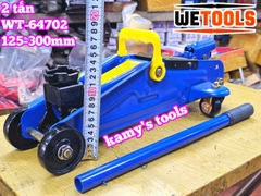 Kích đội cá sấu 2 tấn cao 125-300mm Wetools WT-64702