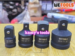 Đầu chuyển tuýp đầu biến đen 1 ra 3/4, 3/4 ra 1, 1/2 ra 3/4, 3/4 ra 1/2 Wetools WT-22105B WT-22106B WT-22107B WT-22108B