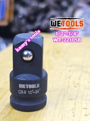 Đầu chuyển tuýp đầu biến đen 1 ra 3/4, 3/4 ra 1, 1/2 ra 3/4, 3/4 ra 1/2 Wetools WT-22105B WT-22106B WT-22107B WT-22108B