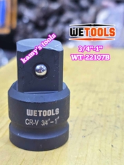 Đầu chuyển tuýp đầu biến đen 1 ra 3/4, 3/4 ra 1, 1/2 ra 3/4, 3/4 ra 1/2 Wetools WT-22105B WT-22106B WT-22107B WT-22108B