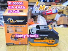 Pin Maxsupe 10 Cell 21V 4.0Ah M-00004 chân pin chuẩn LXT phổ thông 4cm