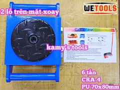Con rùa di chuyển 6 tấn model CRA-4 Wetools, xe rùa đẩy hàng tải trọng cao giúp di chuyển hàng hoá nặng trong nhà xưởng nhà máy
