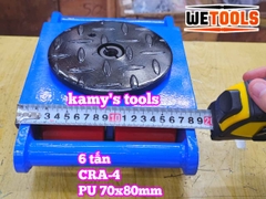 Con rùa di chuyển 6 tấn model CRA-4 Wetools, xe rùa đẩy hàng tải trọng cao giúp di chuyển hàng hoá nặng trong nhà xưởng nhà máy