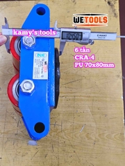 Con rùa di chuyển 6 tấn model CRA-4 Wetools, xe rùa đẩy hàng tải trọng cao giúp di chuyển hàng hoá nặng trong nhà xưởng nhà máy