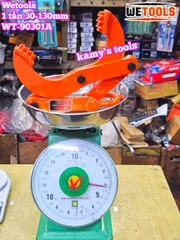 Kẹp kéo pallet 1 tấn mở ngàm 30-130mm Wetools WT-90301A