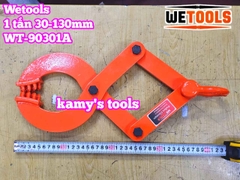 Kẹp kéo pallet 1 tấn mở ngàm 30-130mm Wetools WT-90301A