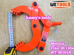 Kẹp kéo pallet 1 tấn mở ngàm 30-130mm Wetools WT-90301A