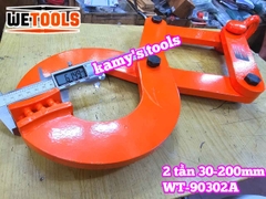 Kẹp kéo pallet 2 tấn mở ngàm 30-200mm Wetools WT-90302A