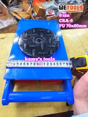 Con rùa đẩy hàng 8 tấn Wetools model CRA-6 6 bánh xe PU
