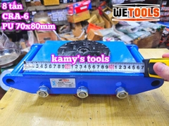 Con rùa đẩy hàng 8 tấn Wetools model CRA-6 6 bánh xe PU