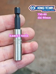 Đầu nối lục giác sang bắn vít 1/4 inch Kingtony model 750-60
