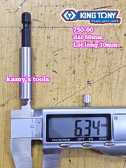 Đầu nối lục giác sang bắn vít 1/4 inch Kingtony model 750-60