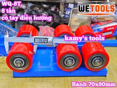 Con rùa chuyển hàng 8 tấn WQ-8T Wetools có tay cầm điều hướng 180 độ
