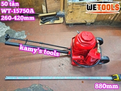 Kích con đội hơi khí nén 50 tấn Wetools WT-15750A chiều cao 260-420mm
