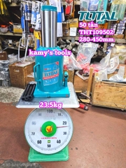 Kích con đội thủy lực 50 tấn Total THT109502 cao 280-450mm