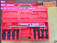 Cảo vam giật bạc đạn bi trong xe máy ô tô, bạc đạn nồi tay ga 9 chi tiết 8-30mm Wetools WT-26501