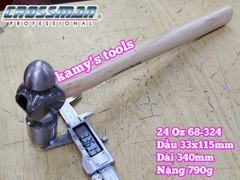 Búa đầu bi tròn thép Crossman 8oz 68-308, 12oz 68-312, 16oz 68-316, 24oz 68-324, 32oz 68-332
