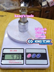 Cần nối khúc nối tuýp 3/4 inch Kingtony dài 4 inch 8 inch 16 inch 6251-04 6251-08 6251-16