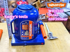 Kích con đội thủy lực 50 tấn Wadfow WHJ1550 hành trình 130mm cao 220-255mm
