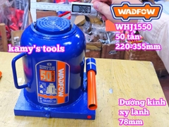 Kích con đội thủy lực 50 tấn Wadfow WHJ1550 hành trình 130mm cao 220-255mm