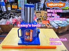 Kích con đội thủy lực 50 tấn Wadfow WHJ1550 hành trình 130mm cao 220-255mm