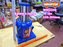 Kích con đội thủy lực 50 tấn Wadfow WHJ1550 hành trình 130mm cao 220-255mm