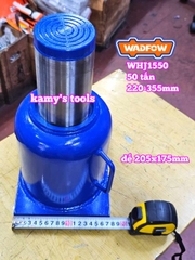 Kích con đội thủy lực 50 tấn Wadfow WHJ1550 hành trình 130mm cao 220-255mm
