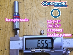 Đầu tuýp 1/4 inch dài 6 cạnh cỡ 1/4 inch Kingtony 223508S