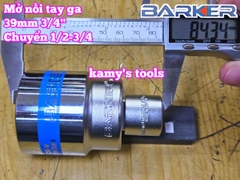 Combo bộ đầu tuýp đầu khẩu 39mm mở nồi xe tay ga Barker 2 chi tiết BARKER-23202