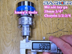 Combo bộ đầu tuýp đầu khẩu 39mm mở nồi xe tay ga Barker 2 chi tiết BARKER-23202