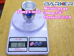Combo bộ đầu tuýp đầu khẩu 39mm mở nồi xe tay ga Barker 2 chi tiết BARKER-23202