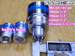 Combo bộ đầu tuýp đầu khẩu 39mm mở nồi xe tay ga Barker 4 chi tiết BARKER-23204