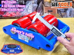 Con rùa di chuyển 6 tấn model CRA-4 Wetools, xe rùa đẩy hàng tải trọng cao giúp di chuyển hàng hoá nặng trong nhà xưởng nhà máy