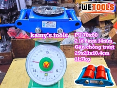 Con rùa di chuyển 6 tấn model CRA-4 Wetools, xe rùa đẩy hàng tải trọng cao giúp di chuyển hàng hoá nặng trong nhà xưởng nhà máy