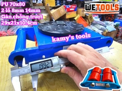 Con rùa di chuyển 6 tấn model CRA-4 Wetools, xe rùa đẩy hàng tải trọng cao giúp di chuyển hàng hoá nặng trong nhà xưởng nhà máy