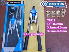 Kìm bấm rút đinh rive Kingtony 79711 dài 18 inch 460mm cỡ 3.2mm 4mm 4.8mm 6.4mm