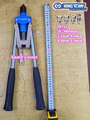 Kìm bấm rút đinh rive Kingtony 79711 dài 18 inch 460mm cỡ 3.2mm 4mm 4.8mm 6.4mm