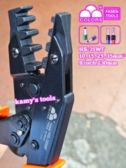 Kìm bấm cos Fasen HS-35WF pin tròn rỗng 10-35mm2 dài 9 inch