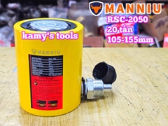 Kích thủy lực 20 tấn hành trình 50mm RSC-2050 106mm-156mm dạng lùn Manniu