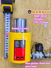 Kích thủy lực 20 tấn hành trình 50mm RSC-2050 106mm-156mm dạng lùn Manniu
