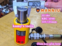 Kích thủy lực 10 tấn hành trình 50mm RSC-1050 106mm-156mm dạng lùn Manniu