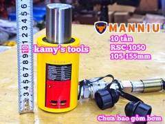 Kích thủy lực 10 tấn hành trình 50mm RSC-1050 106mm-156mm dạng lùn Manniu