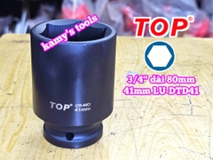 Đầu tuýp 3/4 inch Top 6 cạnh 22mm 24mm 27mm 30mm 32mm 36mm 41mm LU-DTD22 LU-DTD24 LU-DTD27 LU-DTD30 LU-DTD32 LU-DTD36 LU-DTD41