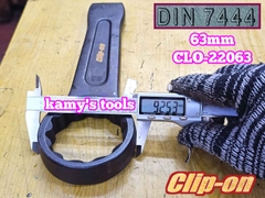 Cờ lê vòng đóng 63mm DIN7444 Clip-On CLO-22063