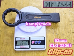 Cờ lê vòng đóng 63mm DIN7444 Clip-On CLO-22063