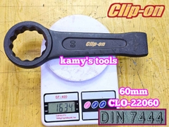 Cờ lê vòng đóng 60mm DIN7444 Clip-On CLO-22060