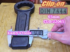 Cờ lê vòng đóng 65mm DIN7444 Clip-On CLO-22065